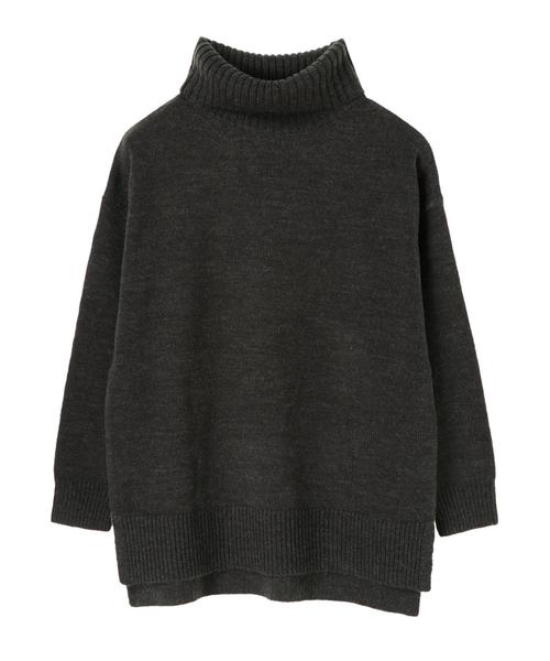 AMERICAN HOLIC(アメリカンホリック)の「・Wool混ニットタートルプルオーバー(ニット/セーター・レディース・チャコールグレー/ネイビー/ピンク/イエロー/アイボリー/その他7・FREE)」の8枚目の写真