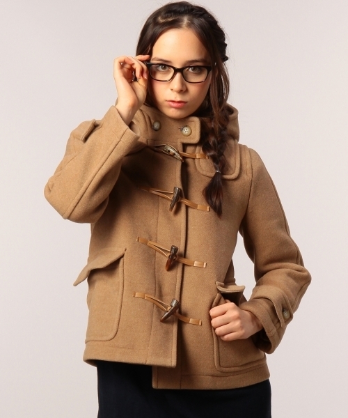 Another Edition(アナザーエディション)の「AE W-FACE MLT DFL(ダッフルコート・レディース・ブラック/ベージュ/ロイヤルブルー・SMALL/MEDIUM)」の3枚目の写真