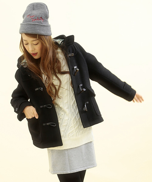 Another Edition(アナザーエディション)の「AE W-FACE MLT DFL(ダッフルコート・レディース・ブラック/ベージュ/ロイヤルブルー・SMALL/MEDIUM)」の15枚目の写真