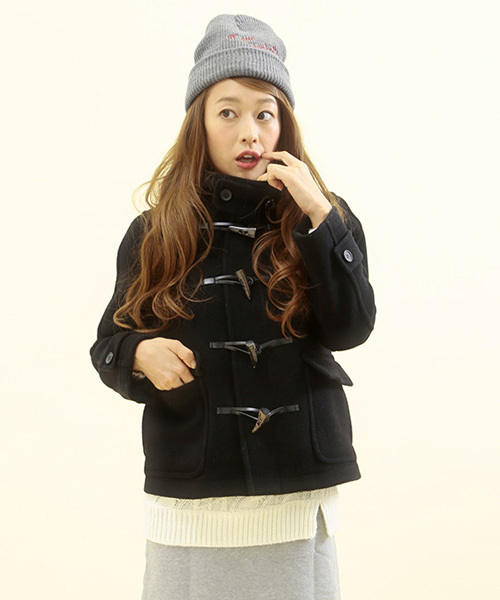 Another Edition(アナザーエディション)の「AE W-FACE MLT DFL(ダッフルコート・レディース・ブラック/ベージュ/ロイヤルブルー・SMALL/MEDIUM)」の5枚目の写真