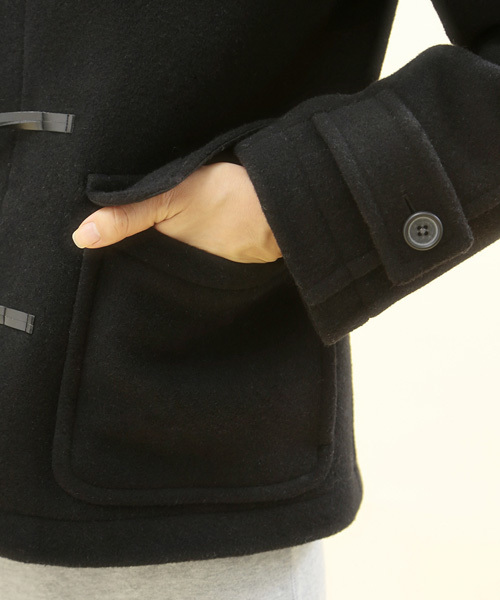 Another Edition(アナザーエディション)の「AE W-FACE MLT DFL(ダッフルコート・レディース・ブラック/ベージュ/ロイヤルブルー・SMALL/MEDIUM)」の9枚目の写真