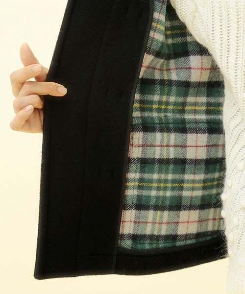 Another Edition(アナザーエディション)の「AE W-FACE MLT DFL(ダッフルコート・レディース・ブラック/ベージュ/ロイヤルブルー・SMALL/MEDIUM)」の11枚目の写真