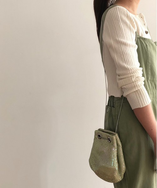 TODAYFUL（トゥデイフル）の「メタルメッシュバッグ（ハンドバッグ・レディース・グリーン/オレンジ・FREE）」の8枚目の写真