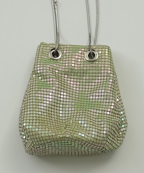 TODAYFUL（トゥデイフル）の「メタルメッシュバッグ（ハンドバッグ・レディース・グリーン/オレンジ・FREE）」の6枚目の写真