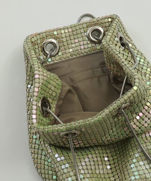 TODAYFUL（トゥデイフル）の「メタルメッシュバッグ（ハンドバッグ・レディース・グリーン/オレンジ・FREE）」の9枚目の写真