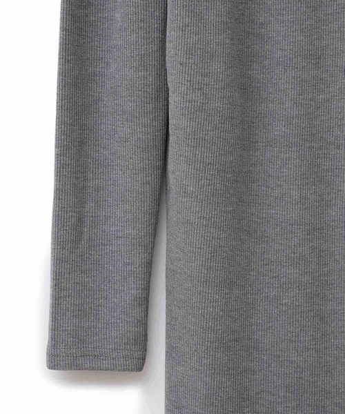 AKTE（アクテ）の「【AKTE】《STUDIOUS別注》ライトロングリブカーディガン 119107060（カーディガン/ボレロ・レディース・ライトグレー/ピンクベージュ/ブラウン/オレンジ・FREE）」の10枚目の写真