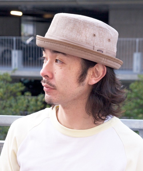 セール Ruben フェイクリネン ポークパイハット ハット Polcadot ポルカドット のファッション通販 Zozotown