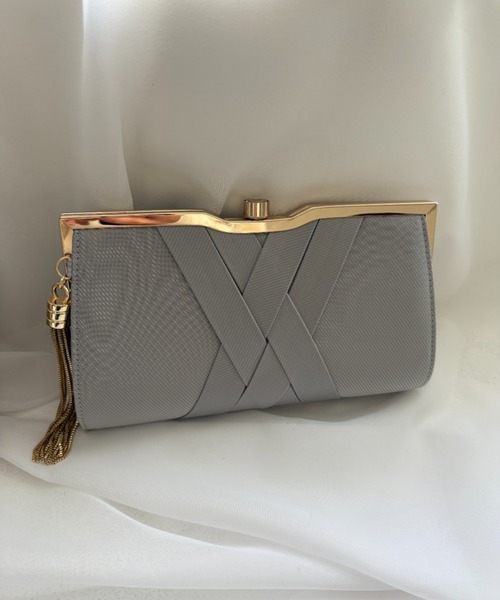 Dorry Doll（ドリードール）の「クロスマークコンパクトクラッチバック タッセル付き（クラッチバッグ・レディース・ブラック/ベージュ/モカ・FREE）」の18枚目の写真