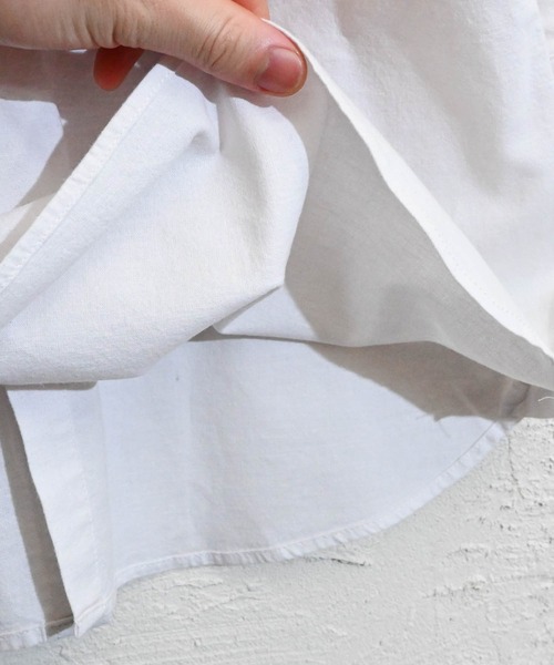 綿麻ストレッチシャツ（シャツ/ブラウス）｜Anytime Songs（エニータイムソングス）