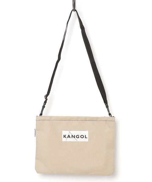 KANGOL(カンゴール)の「【KANGOL / カンゴール】 プリントサコッシュ(ショルダーバッグ・レディース・ホワイト/ベージュ/オレンジ/ブラック×グレー/ブラック×ホワイト/パープル・FREE)」の7枚目の写真