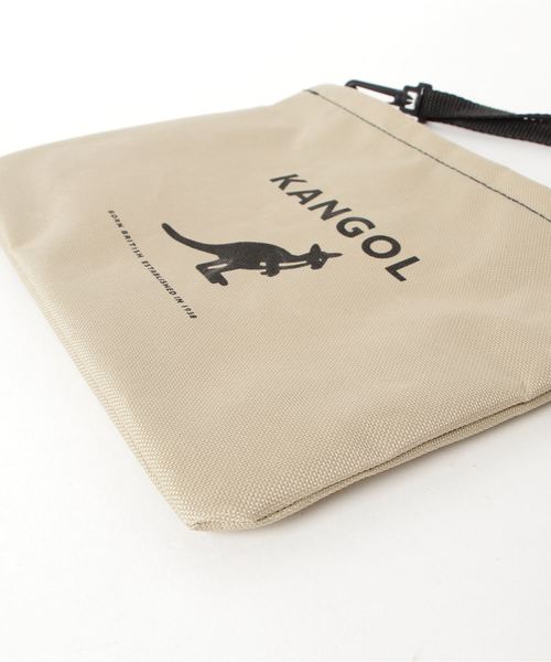 KANGOL(カンゴール)の「【KANGOL / カンゴール】 プリントサコッシュ(ショルダーバッグ・レディース・ホワイト/ベージュ/オレンジ/ブラック×グレー/ブラック×ホワイト/パープル・FREE)」の8枚目の写真