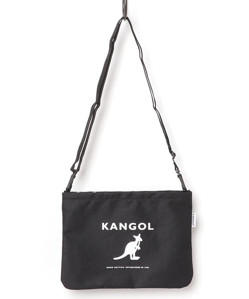 KANGOL(カンゴール)の「【KANGOL / カンゴール】 プリントサコッシュ(ショルダーバッグ・レディース・ホワイト/ベージュ/オレンジ/ブラック×グレー/ブラック×ホワイト/パープル・FREE)」の10枚目の写真