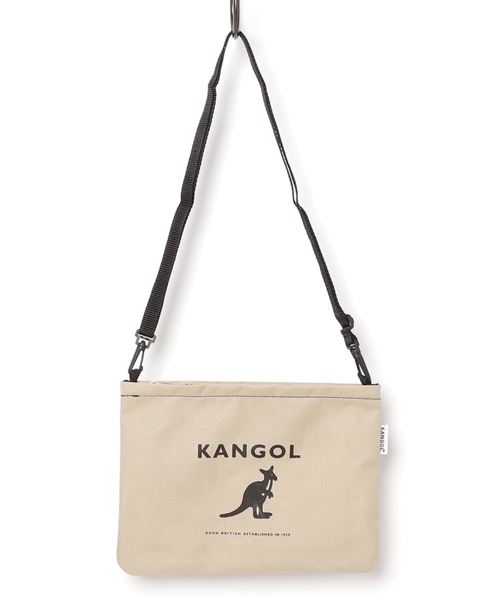 KANGOL(カンゴール)の「【KANGOL / カンゴール】 プリントサコッシュ(ショルダーバッグ・レディース・ホワイト/ベージュ/オレンジ/ブラック×グレー/ブラック×ホワイト/パープル・FREE)」の11枚目の写真