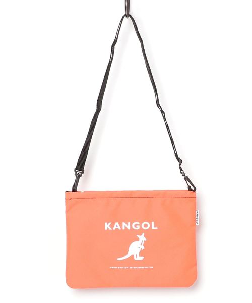KANGOL(カンゴール)の「【KANGOL / カンゴール】 プリントサコッシュ(ショルダーバッグ・レディース・ホワイト/ベージュ/オレンジ/ブラック×グレー/ブラック×ホワイト/パープル・FREE)」の13枚目の写真