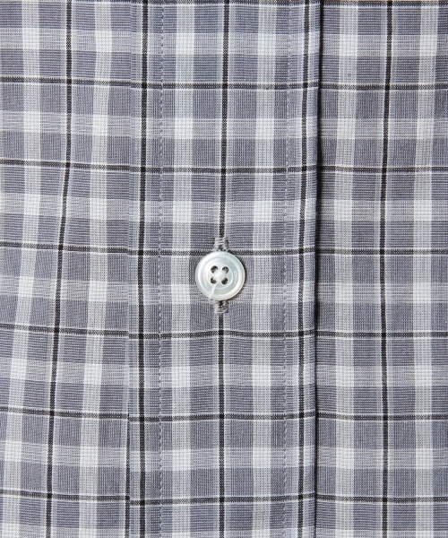 BEAUTY&YOUTH UNITED ARROWS（ビューティーアンドユースユナイテッドアローズ）の「BY Dｒess グレー/スケール チェック ワイドカラーシャツ（シャツ/ブラウス・メンズ・グレー・39cm/40cm/38cm/37cm）」の11枚目の写真