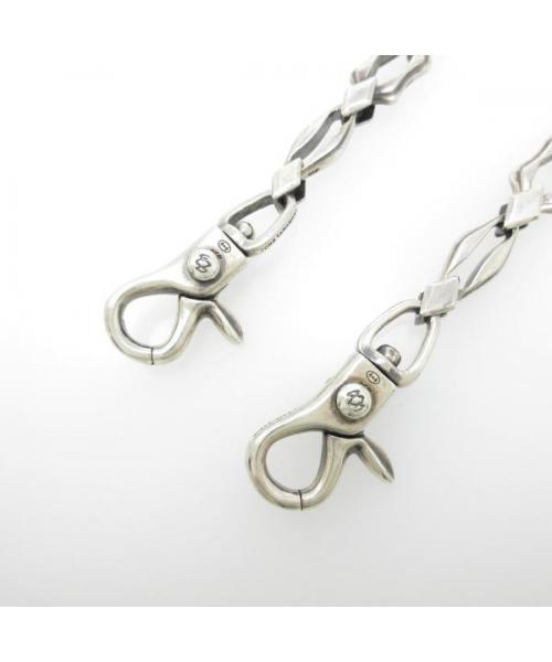 【刻印ロゴ】Yohji Yamamoto ヨウジヤマモト ウォレットチェーン GOTHIC YOHJI YAMAMOTO - GOTHIC YOHJI YAMAMOTO DOUBLE HOOK