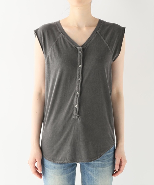 Deuxieme Classe(ドゥーズィエムクラス)の「N/S ヘンリー(Tシャツ/カットソー・レディース・ホワイト/チャコールグレー/ブラウン・FREE)」の16枚目の写真