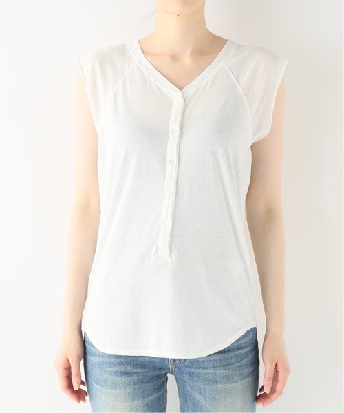 Deuxieme Classe(ドゥーズィエムクラス)の「N/S ヘンリー(Tシャツ/カットソー・レディース・ホワイト/チャコールグレー/ブラウン・FREE)」の18枚目の写真