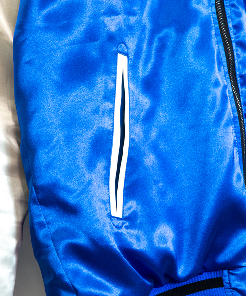 JACKROSE（ジャックローズ）の「ローズ刺繍リバーシブルスカジャン＆MA-1（スカジャン・メンズ・ゴールド/ブルー・M/L/XL）」の11枚目の写真