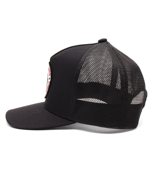 ANDSUNS（アンドサンズ）の「TWILL WAPPEN MESH CAP（キャップ・メンズ・ホワイト×ブラック/ブラック/ホワイト×ネイビー/ブラウン/グリーン・FREE）」の10枚目の写真