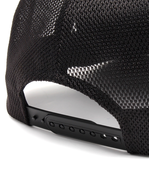 ANDSUNS（アンドサンズ）の「TWILL WAPPEN MESH CAP（キャップ・メンズ・ホワイト×ブラック/ブラック/ホワイト×ネイビー/ブラウン/グリーン・FREE）」の6枚目の写真