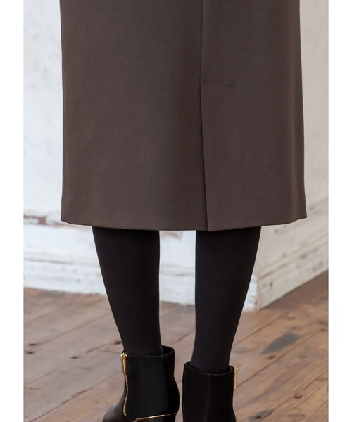 STYLE DELI(スタイルデリ)の「【腰周りゆったり】厚地ポンチ72cmペンシルスカートC(スカート・レディース・ホワイト系その他/ブラック/ブラウン系その他・SMALL/MEDIUM)」の15枚目の写真