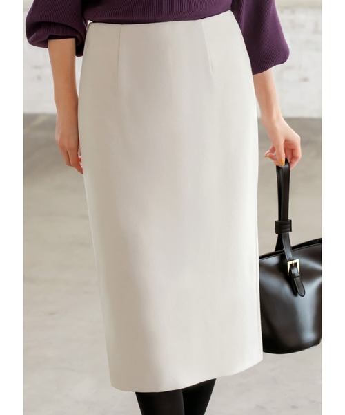 STYLE DELI(スタイルデリ)の「【腰周りゆったり】厚地ポンチ72cmペンシルスカートC(スカート・レディース・ホワイト系その他/ブラック/ブラウン系その他・SMALL/MEDIUM)」の20枚目の写真