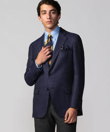 TOMORROWLAND MEN�i�g�D�����[�����h�����j�́u���l���c�C�[�h 2B�e�[���[�h�W���P�b�g LORO PIANA LINEN TWEED SENZA INTERNO�i�e�[���[�h�W���P�b�g�j�v