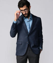 TOMORROWLAND MEN�i�g�D�����[�����h�����j�́u���l���c�C�[�h 2B�e�[���[�h�W���P�b�g LORO PIANA LINEN TWEED SENZA INTERNO�i�e�[���[�h�W���P�b�g�j�v