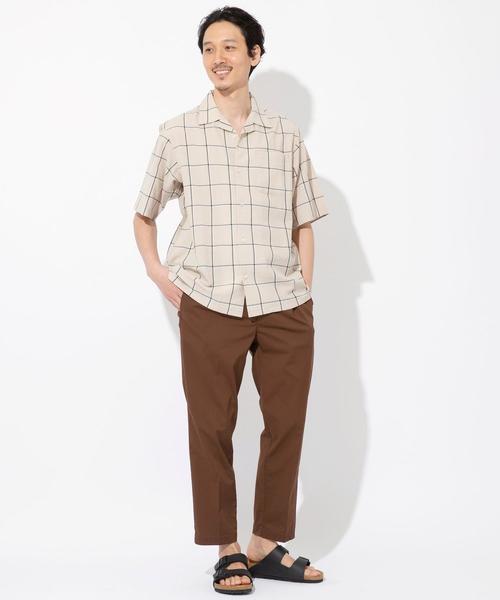 coen（コーエン）の「TCストレッチドライイージーパンツ（その他パンツ・メンズ・ブラウン/ベージュ・SMALL/MEDIUM/X-LARGE/LARGE）」の5枚目の写真