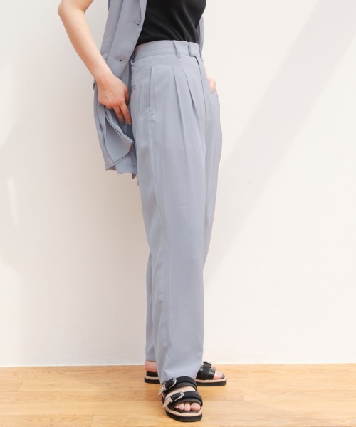 PAGEBOY（ページボーイ）の「セットアップ モードルーズパンツ（その他パンツ・レディース・ライトブルー/ブラック/グレイッシュベージュ・FREE）」の3枚目の写真
