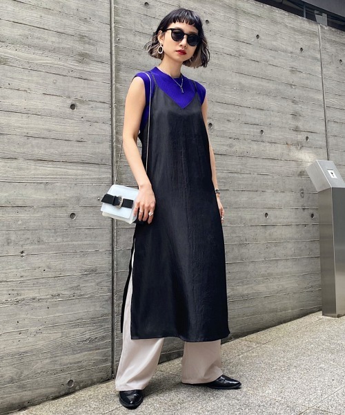 PAGEBOY（ページボーイ）の「セットアップ モードルーズパンツ（その他パンツ・レディース・ライトブルー/ブラック/グレイッシュベージュ・FREE）」の5枚目の写真