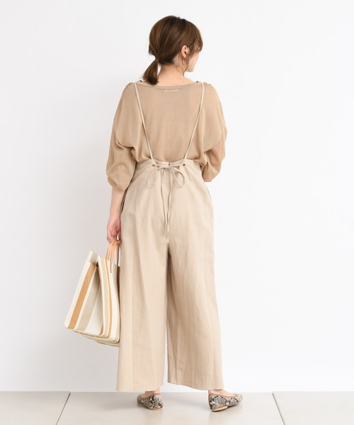 DouDou（ドゥドゥ）の「シアーニット（ニット/セーター・レディース・ベージュ/ホワイト・FREE）」の16枚目の写真