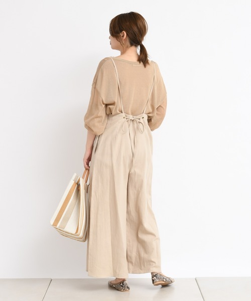 DouDou（ドゥドゥ）の「シアーニット（ニット/セーター・レディース・ベージュ/ホワイト・FREE）」の17枚目の写真