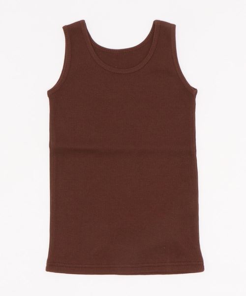 LOWRYS FARM(ローリーズファーム)の「リブタンク 861782(タンクトップ・キッズ・チャコールグレー/ブラウン/ピンク/アイボリー/グリーン系その他/ブルー系その他/ブラウン系その他・MEDIUM/LARGE/X-LARGE)」の4枚目の写真