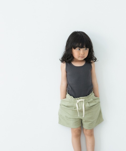 LOWRYS FARM(ローリーズファーム)の「リブタンク 861782(タンクトップ・キッズ・チャコールグレー/ブラウン/ピンク/アイボリー/グリーン系その他/ブルー系その他/ブラウン系その他・MEDIUM/LARGE/X-LARGE)」の2枚目の写真