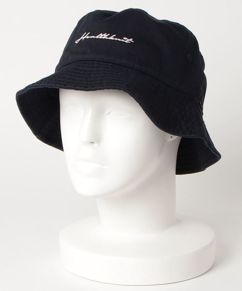 Healthknit/Healthknit別注 ロゴ刺繍バケットハット main image 0