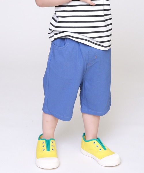 DILASH(ディラッシュ)の「ストレッチ5分丈パンツ(その他パンツ・キッズ・ベージュ/カーキ/ブルー/レンガ/チャコール・90/100/110/120/80/130/140)」の1枚目の写真