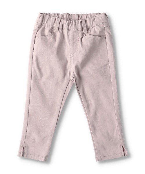 BRANSHES（ブランシェス）の「プレミアムストレッチツイルカプリパンツ（その他パンツ・キッズ・ピンクベージュ/ベージュ/ラベンダー・90cm/100cm/110cm/120cm/130cm/140cm/150cm）」の3枚目の写真