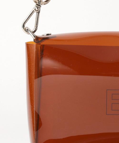 NaNa-NaNa（ナナナナ）の「＜nana-nana＞B6 クリアバッグ -2WAY- Ψ（ショルダーバッグ・レディース・ホワイト/ブラウン/その他1・FREE）」の6枚目の写真