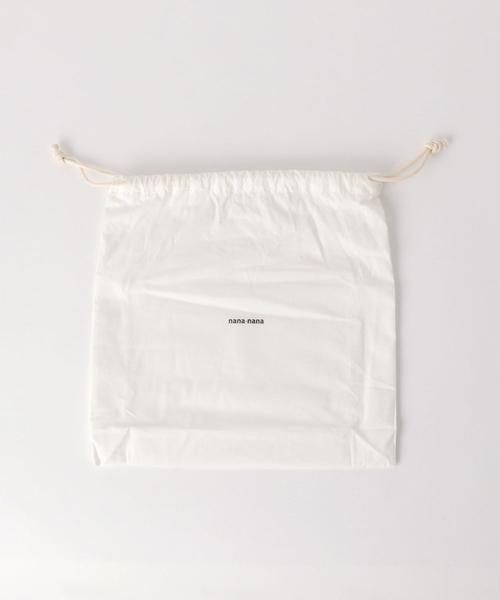NaNa-NaNa（ナナナナ）の「＜nana-nana＞B6 クリアバッグ -2WAY- Ψ（ショルダーバッグ・レディース・ホワイト/ブラウン/その他1・FREE）」の7枚目の写真