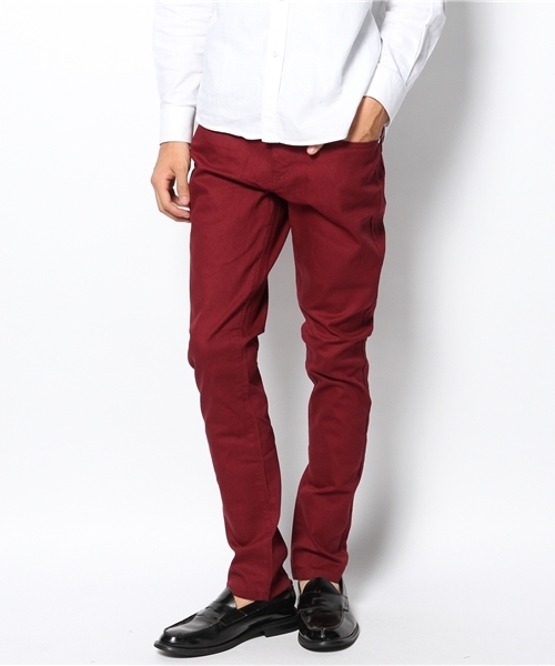 WEGO（ウィゴー）の「WEGO/ツイルカラースキニーパンツ（その他パンツ・メンズ・ダークグリーン/ワイン/ブラック・SMALL/MEDIUM/LARGE）」の14枚目の写真