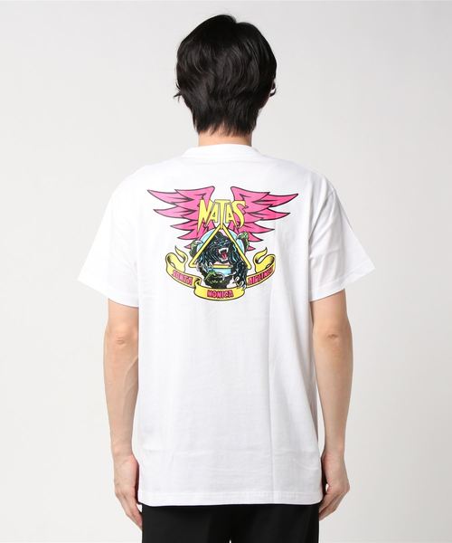 SANTA CRUZ（サンタクルーズ）の「【ムラサキ別注】サンタクルーズ SMA NATAS PANTHE 502201415 半袖Tシャツ（Tシャツ/カットソー・メンズ・ホワイト/ベージュ/ブラック・M/XL/L）」の5枚目の写真