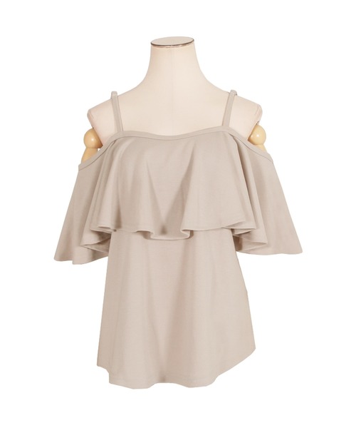 2way オフショルダー風キャミソールフリルトップス Tシャツ カットソー Julia Boutique ジュリアブティック のファッション通販 Zozotown