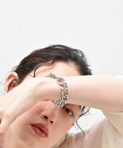 LHME(エルエイチエムイー)の「【WEB限定】 “THE YOUTH 2020”リンクチェーンブレスレット/サージカルステンレス(金属アレルギー対応)【LHME / エルエイチエムイー】(ブレスレット・レディース・A/B/C/D/E/F/G/H/I/J/K/L/M・ONE SIZE)」の10枚目の写真