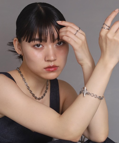 LHME(エルエイチエムイー)の「【WEB限定】 “THE YOUTH 2020”リンクチェーンブレスレット/サージカルステンレス(金属アレルギー対応)【LHME / エルエイチエムイー】(ブレスレット・レディース・A/B/C/D/E/F/G/H/I/J/K/L/M・ONE SIZE)」の21枚目の写真