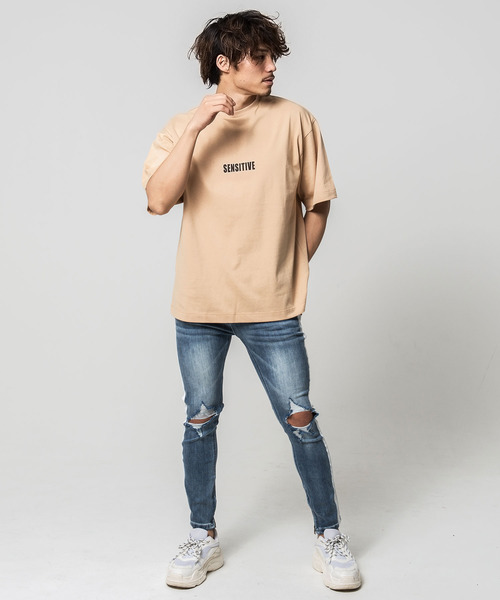 CavariA（キャバリア）の「『CavariA/キャバリア』裾ジップストレッチラインデニムパンツ（デニムパンツ・メンズ・ブラック/ブルー・L/M/S）」の18枚目の写真