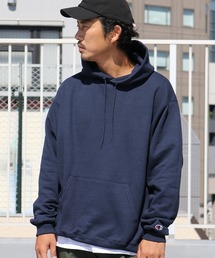 Champion HOODED オーバーサイズ プルオーバーパーカー