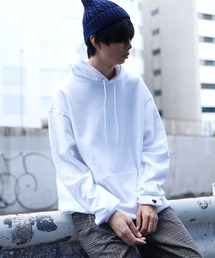 Champion HOODED オーバーサイズ プルオーバーパーカー