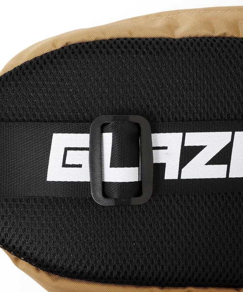 GLAZOS(グラソス)の「ナイロンオックス・ロゴテープボディバッグ(ボディバッグ/ウエストポーチ・キッズ・ブラック/ベージュ/レッド/ブルー・フリー)」の7枚目の写真